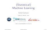 (Statistical) Machine Learningchercheurs.lille.inria.fr/ekaufman/CoursML_2018.pdf · L’apprentissage supervis´e But: `a partir d’une base de donn ´ees d’exemples “´etiquet
