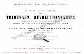 HISTOIRES DES TRIBUNAUX REVOLUTIONNAIRES DE ...passerellesdutemps.free.fr/edition_numerique/echantillon...LISTE DES CONDAMNES A MORT PAR LA CQMMISSI4N RÉVOLUTIONNAIREDE LYON Ans 4