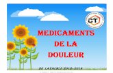 MEDICAMENTS DE LA DOULEURuniv.ency-education.com/uploads/1/3/1/0/13102001/pharm3an... · anhydride acétique O + H 3C H 3C O O H.. OH N H.. H p-aminophénol OH N H + H O CH3 acide