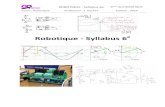 Robotique - Syllabus 6ejpochet.inraci.be/documents/cours/robotique_19_20_6e.pdf · 2019. 7. 24. · ROBOTIQUE - Syllabus 6e 6ème AUTOMATIQUE Cours : Robotique Professeur : J. Pochet