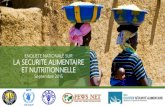 ENQUETE NATIONALE SUR LA SECURITE ALIMENTAIRE ET … · Objectifs de l’enquête Mettre à jour les indicateurs clé de la sécurité alimentaire Analyser et appréier la situation