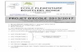PROJET D'ECOLE 2013/2017bouffflers-lille.etab.ac-lille.fr/files/2015/11/PROJET... · 2015. 11. 1. · BILAN PROJET 2009/2012 (+ avenant 2012/2013) DIAGNOSTIC ET ETATS DES LIEUX Bilan