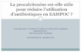 SUPERVISEUR : DR BÉLAND La procalcitonine est-elle ...rrspum.ca/_docs/Presentations_Erudition_2019/G...PCT dosé davantage chez les patients âgés, caucasiens, avec plusieurs comorbidités