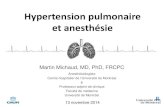Hypertension pulmonaire et anesth£©sie Hypertension pulmonaire (HTP) due £  une cardiopathie gauche