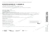 ENSEMBLE LINEA Ircam - Centre Pompidou · 2016. 6. 8. · PHILIPPE MANOURY B-Partita (in memoriam Pierre Boulez) (2015-2016) pour violon solo, ensemble (ﬂûte, hautbois, clarinette,