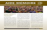 MIGRANTS DE RETOUR AIDE-MEMOIRE...AIDE-MÉMOIRE - MAI 2012 3 Le présent aide-mémoire s’intéresse en particulier à la situation critique des migrants de retour dans six pays d’Afrique