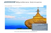 Mystères birmans - Club Med€¦ · Les informations contenues dans ce document sont valables le 29/10/2018 à la date de publication et susceptibles de modifications. Pour une information