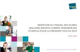INSERTION AU TRAVAIL DES JEUNES WALLONS INSCRITS … · Le Forem - Veille, analyse et prospective du marché de l’emploi (AMEF) 4 Fig. 1 : Options d’études avec un taux d’insertion