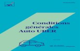 Conditions générales Auto UBER - Assurpeople · 2019. 5. 27. · CONDITIONS GÉNÉRALES « AUTO UBER » Bien comprendre votre contrat 4 Ce que vous devez également savoir sur le