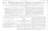La Propriété Industrielle - WIPOgénérale des Travaux publics par les arti- cles 1 et 9 de la loi organique de cet office en date du 26 janvier 1888, et les ... en un format plus