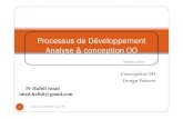 Processus de Développement Analyse & conception OOimad-hafidi.com/Cours/Genie/PD3.pdfConception OO Design Pattern 1 Hafidi Imad-ENSAK-Cours PD Processus de Développement Analyse