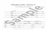 Rhapsodic Dancefor Saxophone Quartet Hashimoto Hiroki & & & & Sop. Alto. Ten. Bar. 9 ∑ ∑ ‰ œjbœ bœ J œ œ J œ bœ œ bœnœbœ œ A p #œœ bœ œ nœbœ ∑ œ œ œbœ