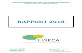 RAPPORT 2018 - obfg.ligeca.beobfg.ligeca.be/sites/default/files/Rapport... · manquements déontologiques, il peut saisir le Bâtonnier de l’avocat concerné qui décidera éventuellement