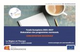 Fonds Européens 2021-2027 Elaboration des programmes … · 2019. 11. 21. · au PSN/PAC AGRICULTURE-FORÊT Approches territoriales Emploi, inclusion, formation Pêche et aquaculture