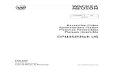 Wacker DPU4545 HE Reversible Vibratory Plate · 2017. 8. 2. · Varilladeempuje-Volante Poussoir-Volant 60 OilPump-Governor Ölpumpe-Regler BombadeAceite-Regulador PompeàHuile-Régulateur