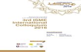 3rd ISME International Colloquium 2016 · 2018. 4. 17. · 13 Keunikan Ukiran Patung Kayu dalam Kehidupan Kaum Jah Hut dalam Keperluan dan Kepercayaan Nor Edzrine Binti Abdullah Sani