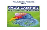 REVUE DE PRESSE 2019 - Festival de Jazz en Bourgogne...JAZZ CAMPUS EN CLUNISOIS, cap sur le jardin de la Saône et Loire 23 Aug 2019 #Le Jazz Live Cap sur le jardin de la Saône et
