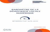 BAROMÈTRE DE LA DÉMOCRATIE LOCALE NUMÉRIQUE...1 PRÉSENTATION DE L’ENQUÊTE ET DE LA MÉTHODOLOGIE 1 Retour sur les origines du Baromètre de la démocratie locale numérique