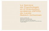 Le Service de Psychologie et d’Orientation scolaires (SPOS ......Mariette Schlammes dans le «Livre du Centenaire» du Lycée Robert-Schuman Luxembourg 1909-2009 mosaïques: la vie