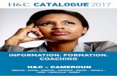INFORMATION. FORMATION. COACHINGhcbusiness.com/.../2017/01/HC_CAMEROUN_CATALOGUE_2017.pdf · 2017. 1. 2. · the H&c GrOuP est le leader en Afrique de l’Ouest et du Centre pour