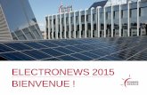 ELECTRONEWS 2015 BIENVENUE - Romande Energie · 2015. 11. 17. · L'échange pour des raisons esthétiques est interdit. – (NIBT 5.1.2.1) La pose d'un interrupteur de protection