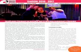 SAISON 2016 - 2017jeunessesmusicales.be/wp-content/uploads/2016/09/Nouévou.pdf · de la langue yiddish, les klezmorim se sont nourris des musiques des pays qu’ils traversaient,