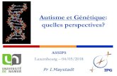 Autisme et Génétique: quelles perspectives?Microsoft PowerPoint - genetique et autisme maystat.ppt [Mode de compatibilité] Author PC Created Date 2/26/2019 6:06:40 PM ...