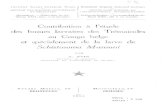 chistosoma M ansoni - Taxonomygraphies qui ont paru sur ce sujet ilfaut citer: «Parasi tische Plattvvürmer: Cercarien» de M. LÜHE (1909), «Cercariae indicae » de S. SEWELL (1922),