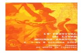 19 FESTIVAL DU LIVRE MOUANS-SARTOUX · 2006. 9. 29. · 2 hommes, femmes en quête de libertés Marie-Louise Gourdon Commissaire du Festival du Livre Le Festival du Livre de Mouans-Sartoux
