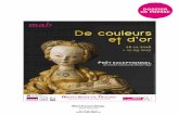 DOSSIER DE PRESSE - Musée de Cluny · 2017. 2. 2. · Dossier de presse - b ma DE COULEURS ET D’OR Du 26 novembre 2016 au 17 septembre 2017 Le musée Anne-de-Beaujeu et ses collections
