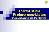 Android Studio Préférences-Listessitemm.michel-marie.net/Android/Docs/Diapo2.pdf · Les balises des contrôles “Préférences”… Les contrôles utilisables sont : PreferenceScreen: