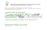 Rapport du jury - Site officiel du Canton de Vaud - VD.CHEtat de Vaud – DINF – Service des routes – RC 177 – Concours de Viaduc sur la Venoge – Rapport final du jury 4 La