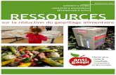Ressources sur la réduction du gaspillage alimentaire · 2018. 5. 17. · 7 Ressources sur la réduction du gaspillage alimentaire – RÉGAL de Normandie – septembre 2017 Exposition