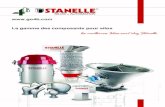 La gamme de composants pour silos...Le panier oscillant Stanelle sert d’auxiliaire de déversement pour produits de vrac sec pulvéru-des rigoles. La version à brides avec inclinaison