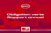 2017...5 Goupe aisse es pôts Obligation verte - Rapport annuel 2017 Cohérence L’émission s’inscrit pleinement en cohérence avec la stratégie de la Caisse des Dépôts pour