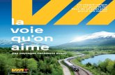 (les paysages canadiens aussi) - Via Rail · 2019. 7. 26. · la ville est remplacé par le doux bercement du train à mesure que vous traversez forêts, lacs et prairies. Et juste