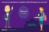 Comment ouvrir gratuitement une pour - Microsofti.microsoft.fr/.../Eduspot-OuverturePlateformeOffice365.pdfOffice 365 ProPlus inclus pour tous leurs étudiants et le personnel À coût
