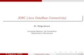 JDBC ( Java DataBase Connectivity - Génie Logiciel · 2011. 11. 1. · Mise en ÷uvre de JDBC Mise en ÷uvre de JDBC 1 Importer le package java.sql 2 Enregistrer le driver JDBC 3