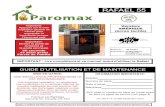 Paromax · 6 Installation Pour profiter au maximum de votre appareil de chauffage, consulter votre marchand autorisé Paromax pour l’emplacement adéquate de l’unité. L’emplacement