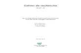 Cahier de recherche€¦ · (2006) note that certain owner-managers have a high need for achievement, a need to meet challenges or a desire to become wealthy. Reijonen and Komppula