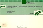 11111111111111111•111 M111111111111M UMM · RTQ-93-07 et graviers naturels du Québec Rapport d'étape Ill An Mois Jour Rapport final 93 06 10 N. du contrat (FIRDO-AA-CCXX) Auteur(s)