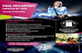 PAUL MCCARTNEY - Stade Pierre Mauroy · 2020. 2. 24. · PAUL MCCARTNEY FRESHEN UP TOUR Samedi 23 Mai 2020. Created Date: 11/25/2019 10:37:14 AM ...