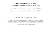 Olympiades de géosciences - 2016 - ac-reunion.fr · D’après « La Poterie des Trois-Îlets », BRGM / RP-61443-FR / rapport final 1 Causée par une circulation souterraine d’eau