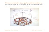 Constructions géométriques · culture scientiﬁque des élèves. » (Mathématiques, Cycle 3, 26/11/15, p.198) Représenter Reproduire des ﬁgures à partir d’un modèle, et