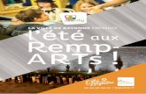 la ville de Bayonne l’été aux Remp- ARTs · 2017. 8. 9. · Orgue, cuivres et gaita avec naji Hakim Entrée et participation libre. 11. 15 aOÛT > VISITE GUIdéE, AU CŒUR dES