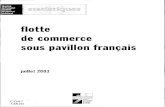 flotte de commerce sous pavillon françaistemis.documentation.developpement-durable.gouv.fr/pj/... · 2009. 9. 7. · des Ports et o. :>--flotte de commerce sous pavillon français