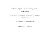 GRAMÉRA SAVOYÂRDA sintaksa GRAMMAIRE SAVOYARDE syntaxe Arbané - Albanais … · 2015. 3. 12. · sintaksa GRAMMAIRE SAVOYARDE syntaxe Arbané - Albanais Roger Viret. Graméra sintaksika