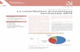 RENNES MÉTROPOLE La contribution économique ......2014. En 2013, l’entrée de Laillé au sein de Rennes Métropole a entraîné une hausse de 0,9 % du produit de CFE. AUDIAR/La