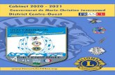 Cabinet 2020 - 2021 - Lions Clubs 103 CO · 2020. 8. 7. · Tél mobile 06 77 66 74 97 tresorier@lionsclubs103co.org Conjoint(e) Club ISLE VAL DE L’AURENCE PROTOCOLE Christian LENOIR