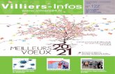 NOVEMBRE / DÉCEMBRE 2020 Villiers-Infos · 2020. 12. 14. · NOVEMBRE / DÉCEMBRE 2020 Villiers-Infos n° 122 Des solutions pour tous ! Dossier Logement Page 14/15/16/17 Maintien